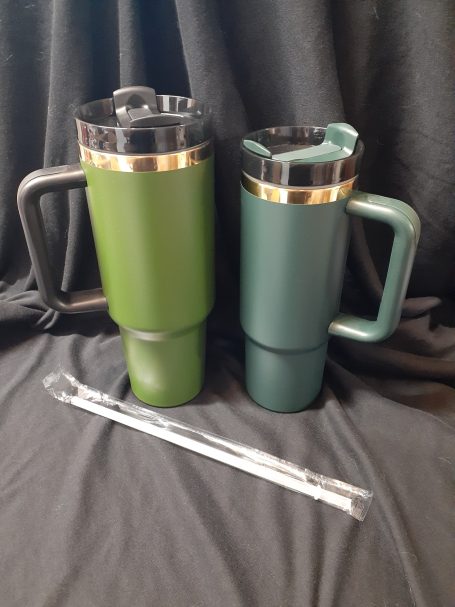 Green with gold plating