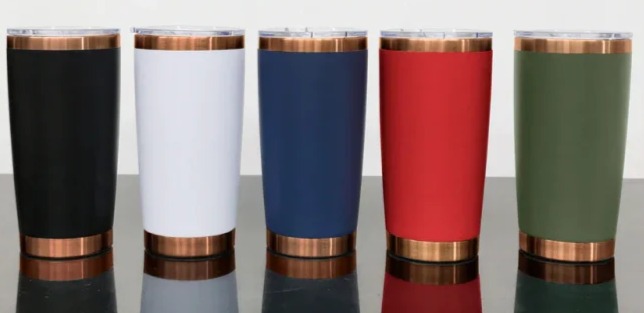 Copper plated with mag slider lid